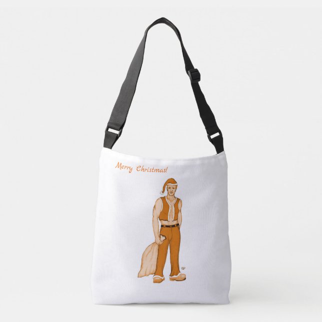 Sac Ajustable Le nouveau Père Noël - Joyeux Noël ! (Devant)