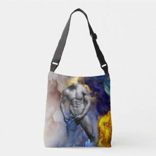 Sac Ajustable le physique d'homme musclé en nuances de gris de S