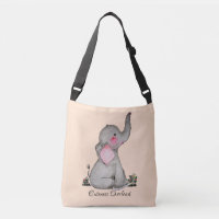 L'éléphant mignon de bébé d'aquarelle avec