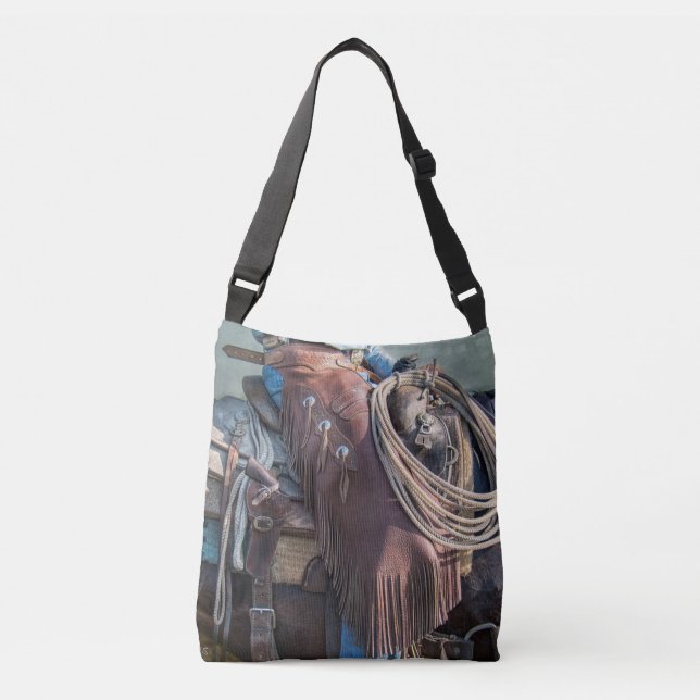Sac Ajustable L'emballage occidental de selle de manière de (Devant)