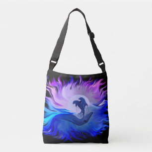 Sac Ajustable Les dauphins au clair de lune