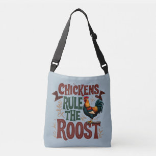 Sac Ajustable Les poulets gouvernent la ferme rustique la plus p