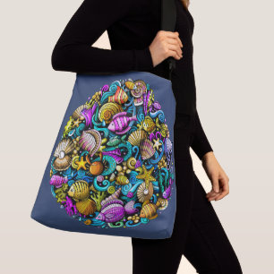 Sac Ajustable LG. Plage Fourre-tout - Voir Retour