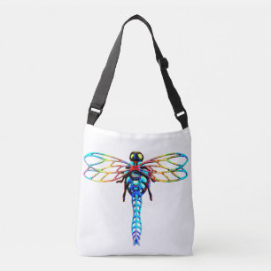Sac Ajustable libellule bleue iridescente