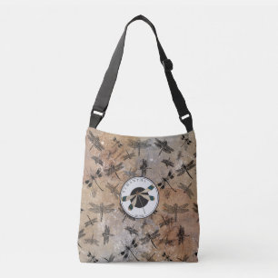 Sac Ajustable Libellule Monogramme d'Entomologie en détresse