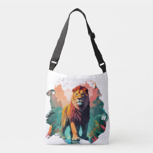 Sac Ajustable Lion Vector Art Animal Majestic Nature Wildife