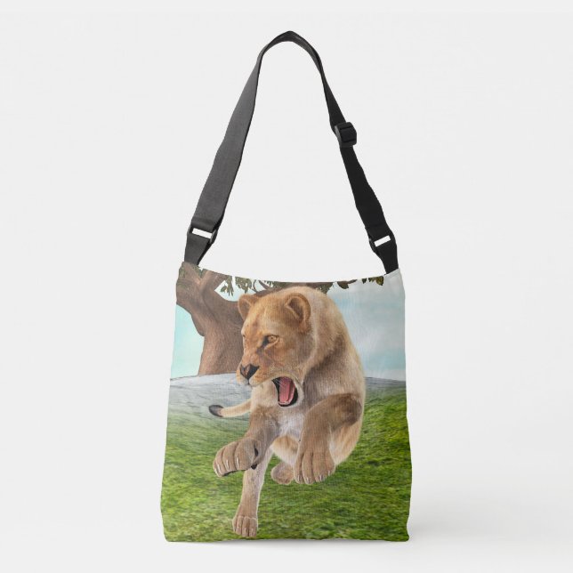 Sac Ajustable Lionne Chasseuse (Devant)