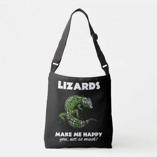 Sac Ajustable Lizards Me Rendre Heureux Gecko Reptile (Devant)