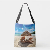 Lounge on beach throw pillow