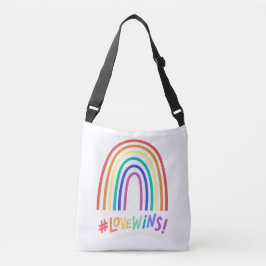 Sac Ajustable Love Wins Fun Rainbow Text bag
