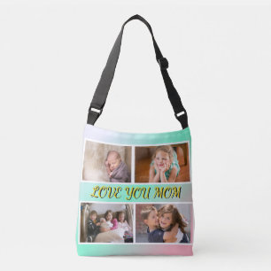 Sac Ajustable Love You Maman 4-Photo Pastel