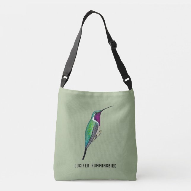 Sac Ajustable Lucifer  Hummingbird Crossbody Bag (Dos)