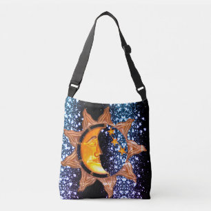 Sac Ajustable Lune de soleil avec les coeurs fourre-tout