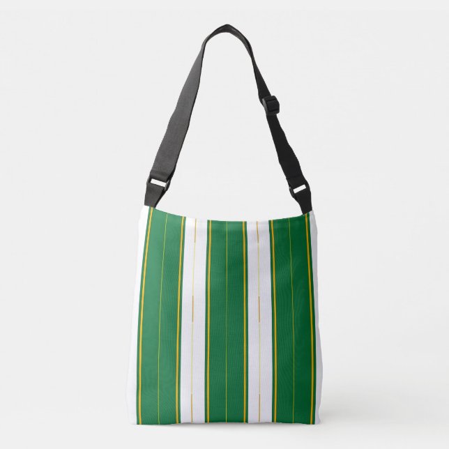 Sac Ajustable Luxe Linge Moderne Green Gold Texture Collection (Devant)