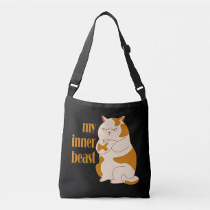 Sac Ajustable Ma bête intérieure fainéante citation de motivatio