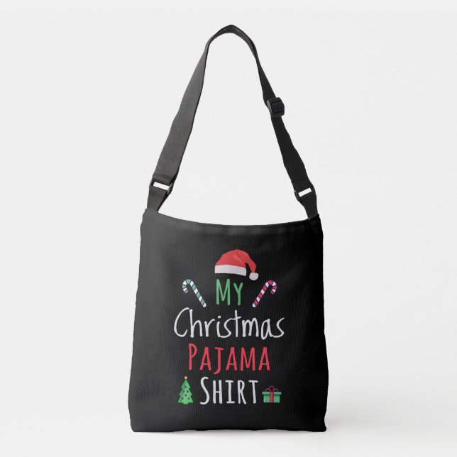 Sac Ajustable Ma chemise en pyjama de Noël (Devant)
