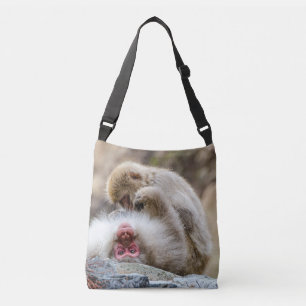 Sac Ajustable Macaques Japonais se Toilettant
