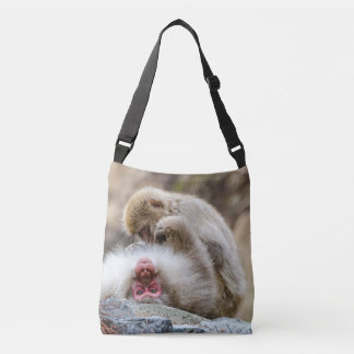 Sac Ajustable Macaques Japonais se Toilettant