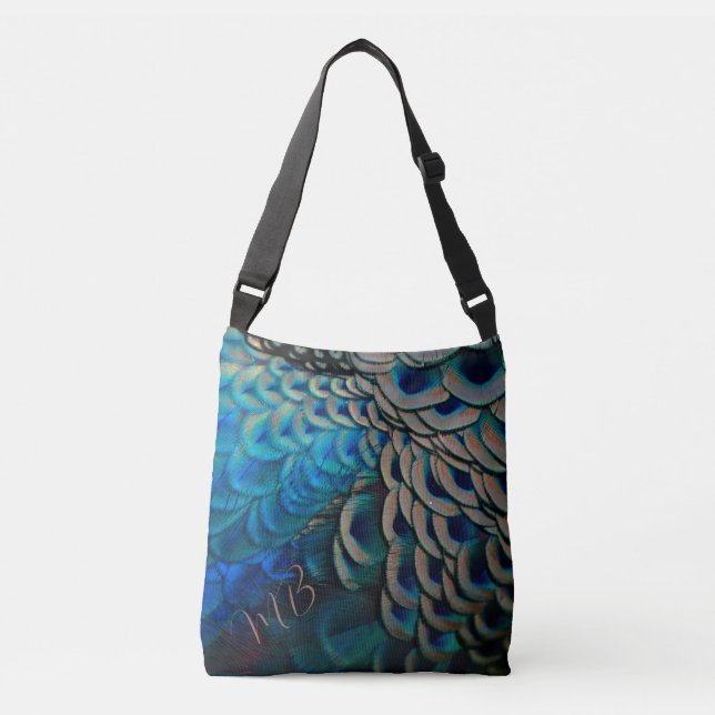 Sac Ajustable Magnifique Peacock Feather Eye Plumes Cluster (Devant)