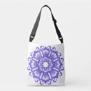 Sac Ajustable Mandala. violet floral