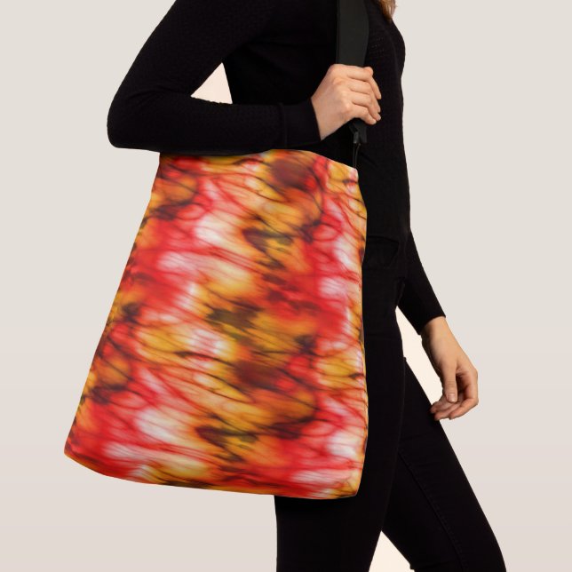 Sac Ajustable Marbre de feu Abstrait (De près)