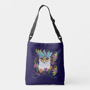 Sac Ajustable Mardi Gras Chat, Funny Mardi Gras