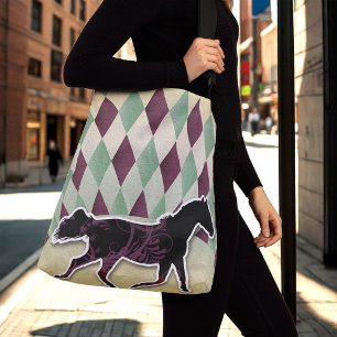 Sac Ajustable Mardis Gras Harlequin Horse