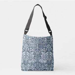 Sac Ajustable Marine Blue White Rabbit William Morris