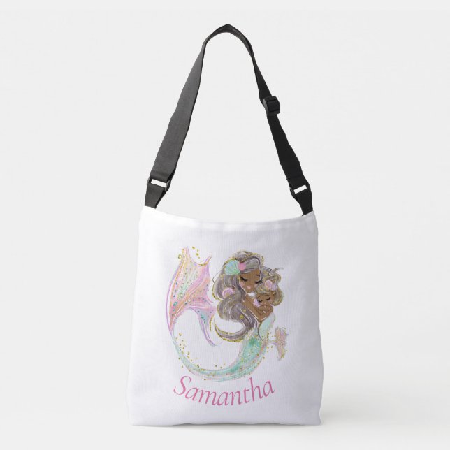 Sac Ajustable marine de sirène (Devant)