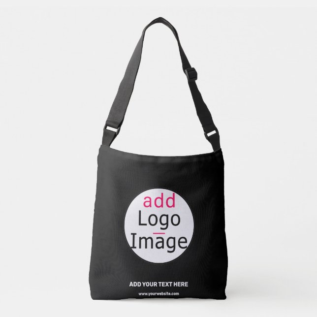 Sac Ajustable Marque professionnelle personnalisable Noir (Devant)