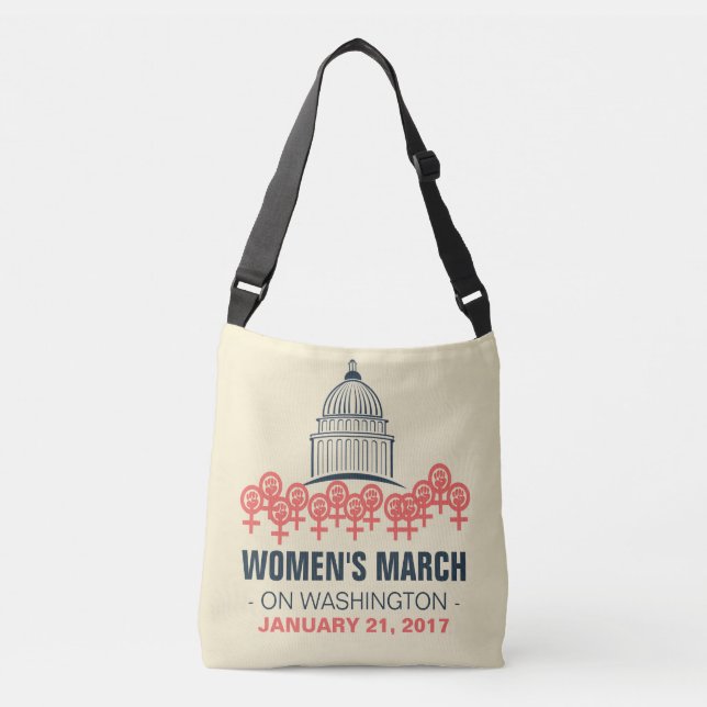 Sac Ajustable Mars des femmes sur la solidarité de Washington (Devant)
