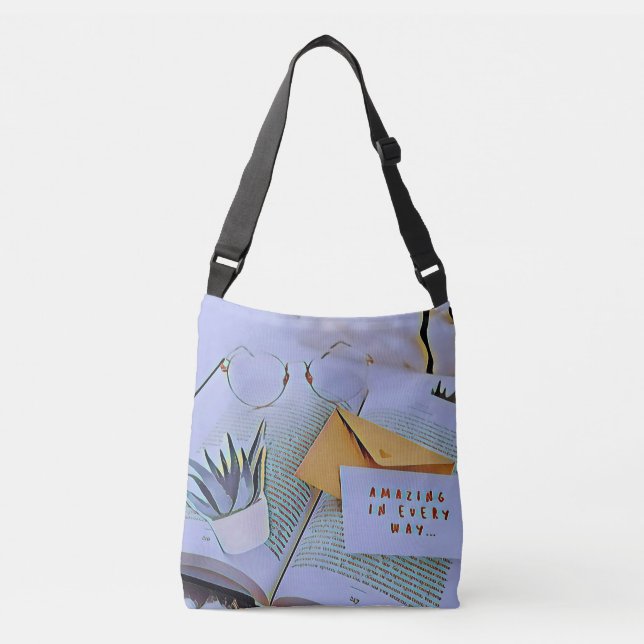 Sac Ajustable Meilleur cadeau pour l'amateur de livres (Devant)