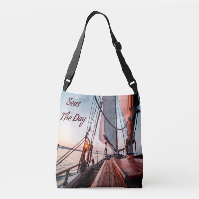 Sac Ajustable Mer Le Jour La Voile Bateau Océan (Dos)