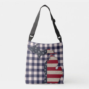 Sac Ajustable Michigan Grunge Americana Patriotique