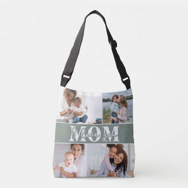 Sac Ajustable Mignonne JE T'AIME MOM Fête des Mères Photo (Devant)