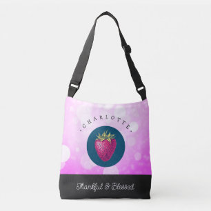 Sac Ajustable Mignonne Merci et bienheureuse fraise Ajoutez votr