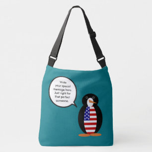 Sac Ajustable Mme Pingouin parlant personnalisée États-Unis