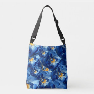 Sac Ajustable Modèle Floral Rose bleu Fourre-tout