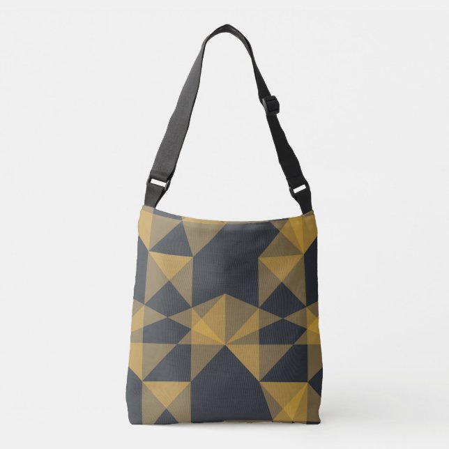 Sac Ajustable Modern, abstract, urban geometric triangle pattern (Devant)