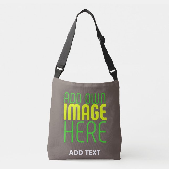 SAC AJUSTABLE MODERNE ÉDITABLE SIMPLE CAFÉ IMAGE MODÈLE TEXTE (Devant)