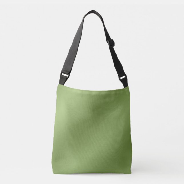 Sac Ajustable Moderne mignon Solide dégradé vert motif d'onde (Devant)