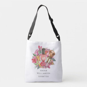 Sac Ajustable Moderne rose Aquarelle Maquillage Artiste Girly Ch