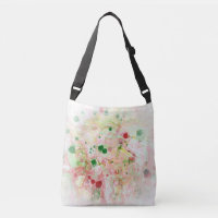 Moderne tendance Abstrait rose rouge jaune vert