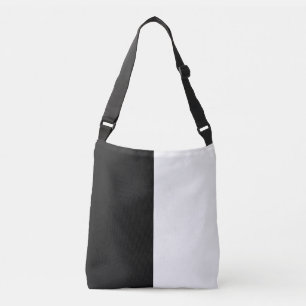 Sac Ajustable moitié blanc noir moitié noir moitié noir blanc