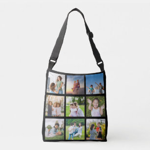 Sac Ajustable Moments au coeur : Personnalisable 9 Photo Collage