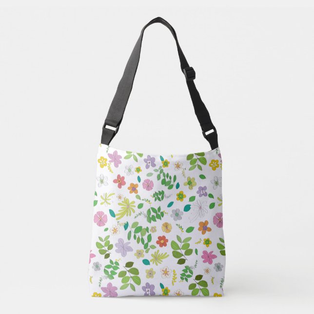 Sac Ajustable Mon design de fleurs 6 (Devant)