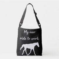 Mon nouveau voyage au travail en cheval drôle