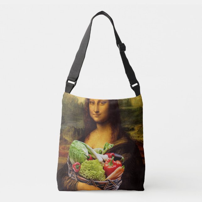 Sac Ajustable Mona Lisa aime des légumes (Devant)