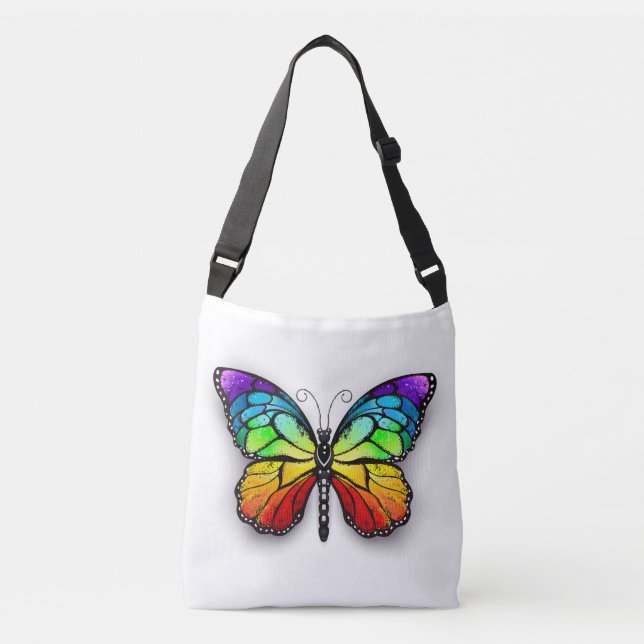 Sac Ajustable Monarque papillon arc-en-ciel (Devant)