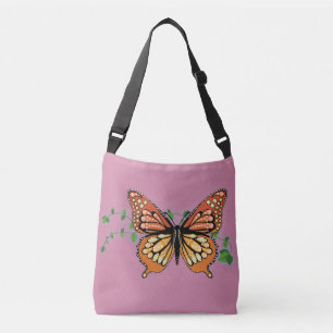 Sac Ajustable Monarque Papillon Rhinestone Design Fourre-tout sa